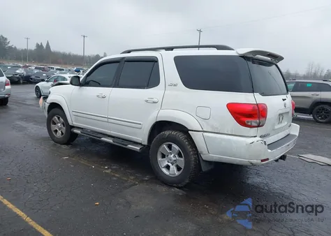2006 Toyota Sequoia Sr5 V8 z USA, uszkodzony, nr VIN 5TDZT34A06S275490